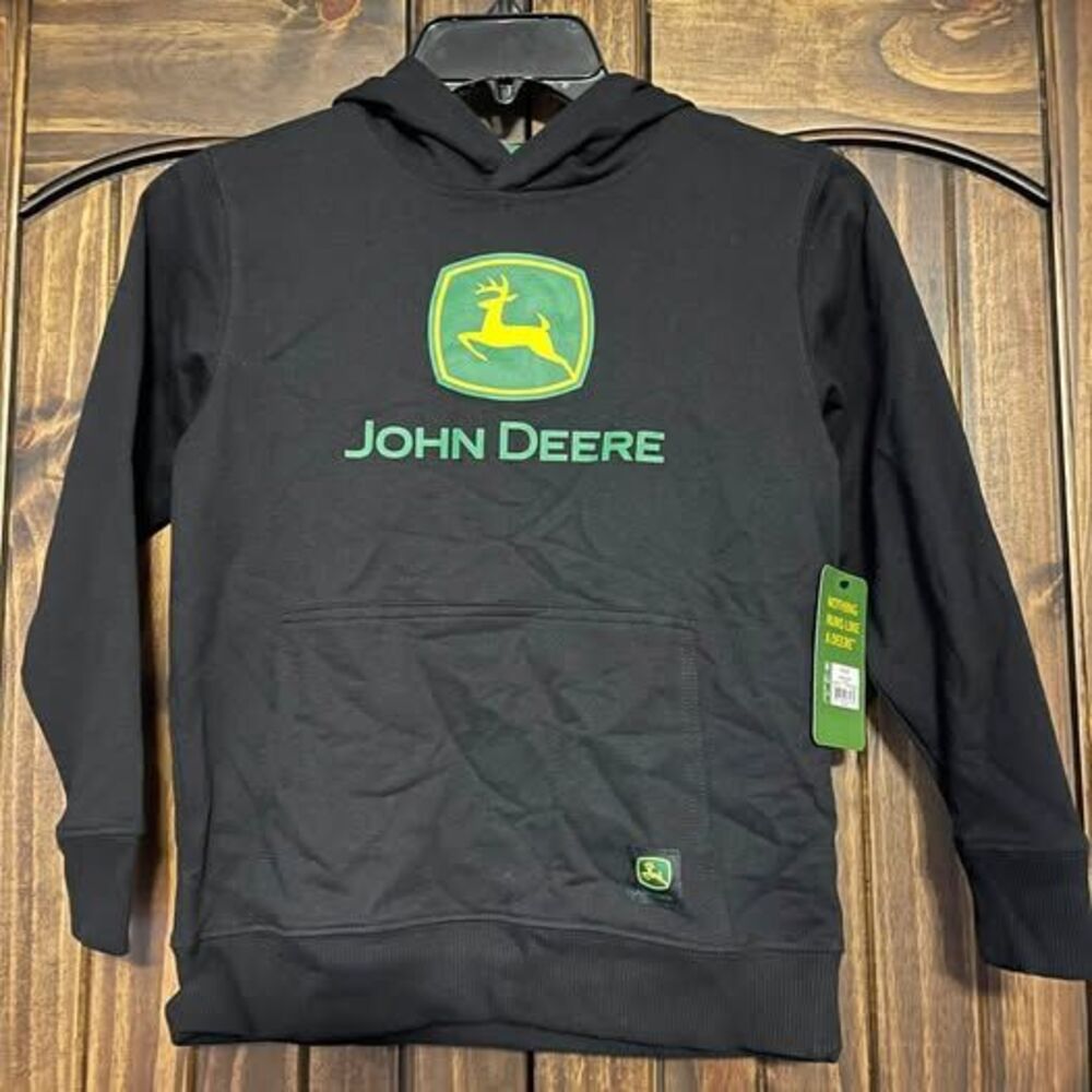 6/7 John Deere Boys Pullover Hoodie Lightweight
